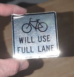 Bikes Use Full Lane Sticker by HandleStash