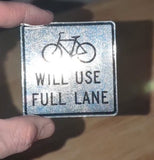 Bikes Use Full Lane Sticker by HandleStash