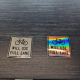 Bikes Use Full Lane Sticker by HandleStash