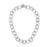 Xl Alternating Twisted Link Toggle Necklace by eklexic