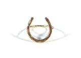 Lucky Horseshoe Ring - Large by Jennifer Cervelli Jewelry