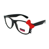 KITTY Junior Fashion Glasses Wayfarer KT01STCL - White - Black