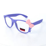 KITTY Junior Fashion Glasses Wayfarer KT01STCL - White - Purple