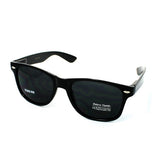 Retro Optix Wayfarer Gloss Black Sunglasses - Black