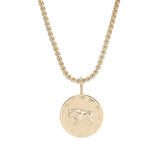 Zodiac Pendant & Thin Box Chain Necklace by eklexic