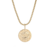 Zodiac Pendant & Thin Box Chain Necklace by eklexic