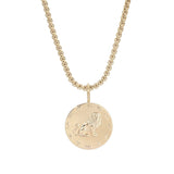 Zodiac Pendant & Thin Box Chain Necklace by eklexic