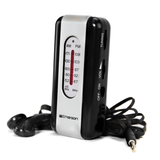 Emerson Portable AMFM Radio with Earbuds and Wide Frequency Range of Stations