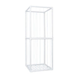 Stuffed Animal Storage PVC Plush Organizer Shelf Plush Stuffed Animal Holder Standing Kids Toy Storage Cage with Elastic Band for Nursery Play Room Be