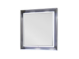 Moon - Smooth Mirror With LED - White by Couch.com