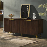 Modern Fluted Door Minimalist Storage Sideboard by Couch.com