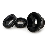 Phone Camera Lens Kit Magnetic 180°Fisheye Lens 0.67xWide Angle 10X Macro Lens for iPhone  X /8/7/6s Samsung Galaxy S10/S9