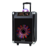 IQ Sound 12" Portable Bluetooth Speaker with Disco Ball Light
