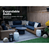 Emerson 1-Pair Mini Pebbles Duo Bluetooth Outdoor Speakers
