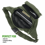 XGear Tactical Hunting Fanny Pack with USA Flag Patch