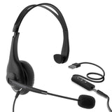 HyperGear V100 Office Professional Wired Headset w 6 Ft Cord