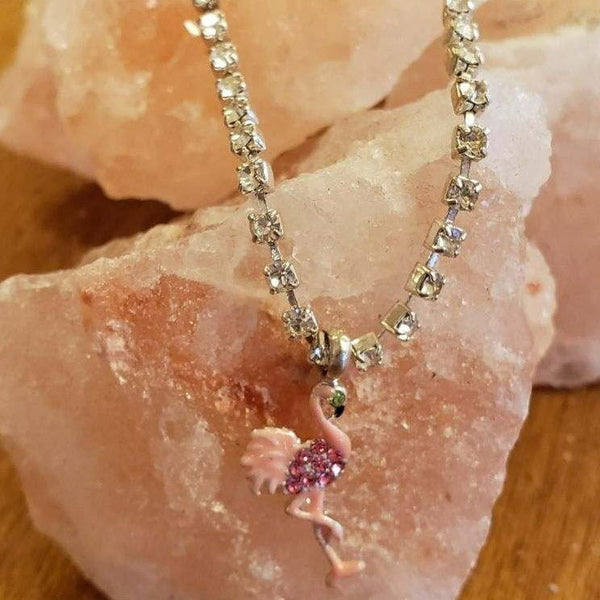 Crystal Flamingo Anklet Ankle Bracelet by Fashion Hut Jewelry
