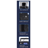 Naxa Portable MP3/CD Player - Refurbished