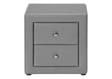Nightstand, Storage Drawer Versatile Use, Upholstered, Transitional by Couch.com