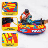 WOW Watersports Tracer Snow Tube Towable for Summer & Winter Action