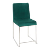 Fuji - Contemporary Modern Elegance High Back Dining Chair (Set of 2) by Couch.com
