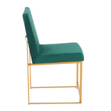 Fuji - Contemporary Stylish Frame, High Back Dining Chair (Set of 2) by Couch.com