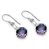 11.36 Carat Genuine Amethyst .925 Sterling Silver Ring, Pendant and Earrings Set
