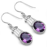 17.40 ct Genuine Amethyst .925 Sterling Silver Ring, Pendant and Earrings Set