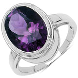 17.40 Carat Genuine Amethyst .925 Sterling Silver Ring, Pendant and Earrings Set