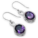 17.40 Carat Genuine Amethyst .925 Sterling Silver Ring, Pendant and Earrings Set