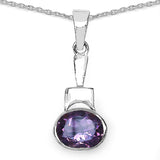 8.60 Carat Genuine Amethyst .925 Sterling Silver Ring, Pendant and Earrings Set