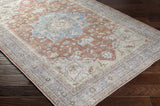 Brown Bagamanoc Medallion Washable Area Rug