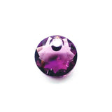 Silver Wire Sculpted Round Aqua Crystal Pendant Necklace by Alexa Martha Designs