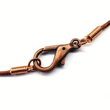 Men's Rustic Wire Wrapped Pointed Gemstone Crystal Leather Necklace by Alexa Martha Designs