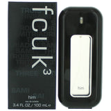 FCUK 3, 3.4 oz EDT Spray for Men