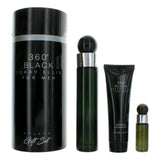 Perry Ellis 360 Black, 3 Piece Gift Set for Men