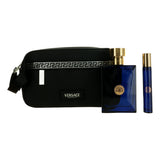 Versace Pour Homme Dylan Blue, 3 Piece Gift Set for Men