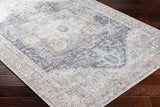 Beige Rosman Washable Area Rug