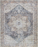 Beige Rosman Washable Area Rug