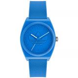 Adidas Men's Originals Street Project Two Blue Dial Watch - AOST22033 by Balec Group