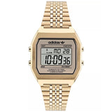 Adidas Women's Originals Street Digital Two Gold Dial Watch - AOST22074 by Balec Group