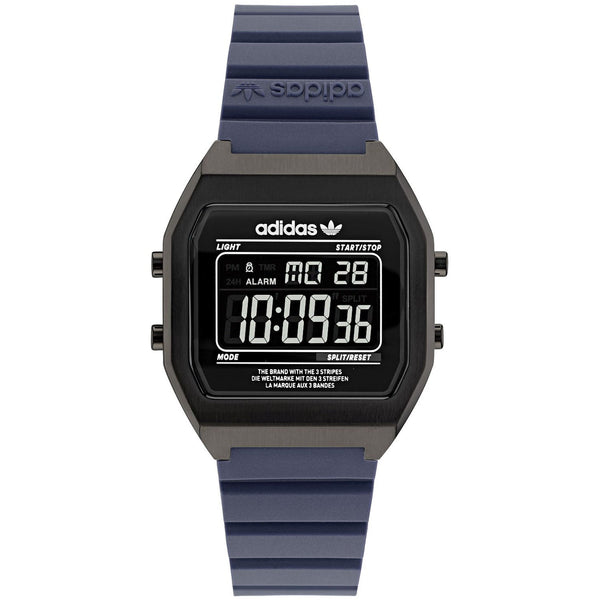 Adidas Women's Originals Street Digital Two Black Dial Watch - AOST22077 by Balec Group