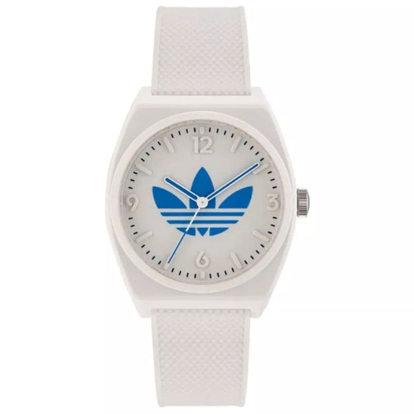 Adidas Men's Originals Project Two White Dial Watch - AOST23048 by Balec Group