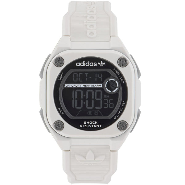 Adidas Men's Originals City Tech Two Black Dial Watch - AOST23062 by Balec Group