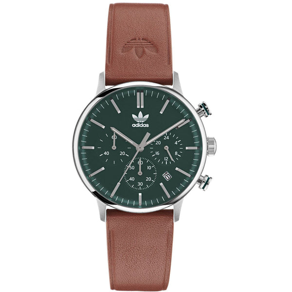 Adidas Men's Originals Style Code One Chrono Green Dial Watch - AOSY22531 by Balec Group