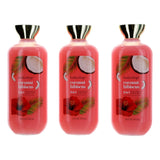 Coconut Hibiscus, 3 Pack 16oz 2 in 1 Body Wash & Bubble Bath women