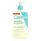 CeraVe Renewing SA Cleanser, 16oz Facial Cleanser for Normal Skin