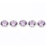 30.10 Carat Genuine Amethyst .925 Sterling Silver Bracelet