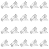 20Pcs Nail Tip Clips Quick Building Poly Gel UV LED Builder DIY Transparent Finger Tip Extension Tool