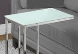 Accent Table, C - Shaped, Tempered Glass, Stylish Design Contemporary & Modern by Couch.com